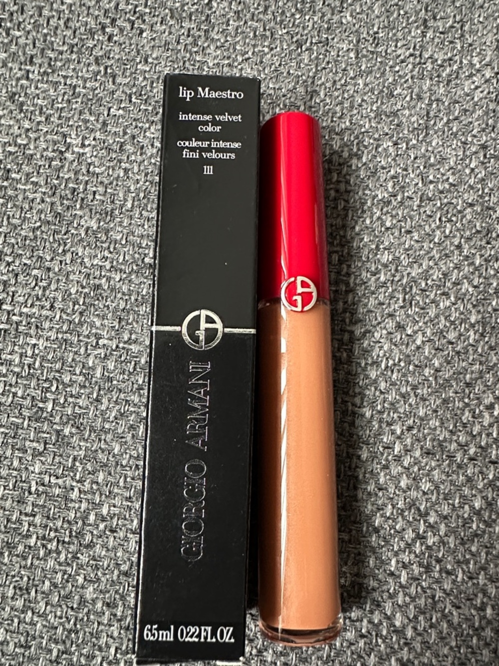 Giorgio Armani Lip Maestro Liquid Lipstick - Peachy Nude